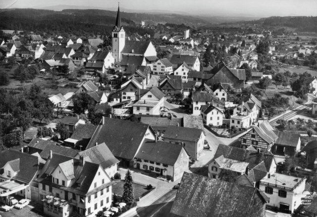 Luftaufnahme aus dem Jahr 1964