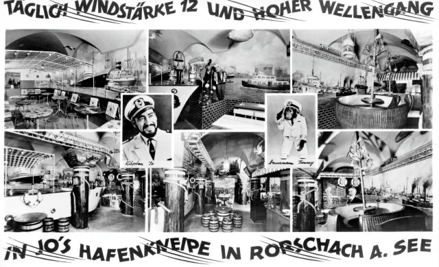 Mehrbildkarte Jo’s Hafenkneipe mit origineller Inneneinrichtung