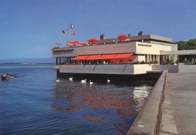 Modernes Seerestaurant am Bodenseeufer