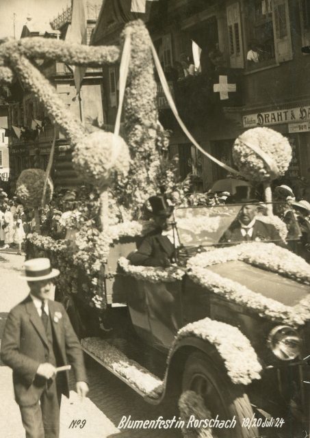 Festwagen am Blumenfest Rorschach