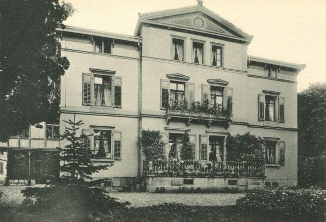 Hauptfassade des Instituts Wiget, Stella Maris