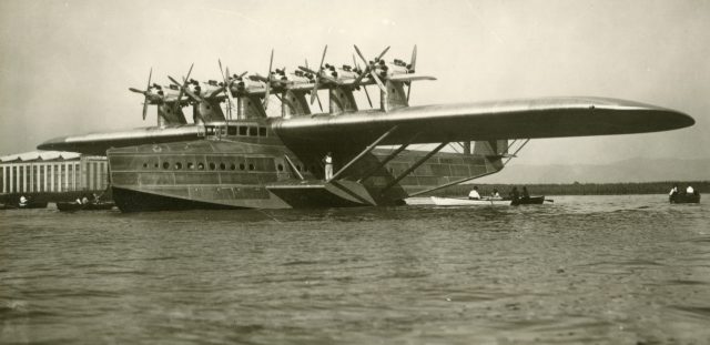 Erstflug des legendären Flugschiffs Dornier Do X in Altenrhein