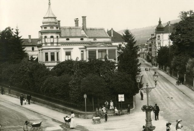 Die historische Villa Schigg am Landhausplatz