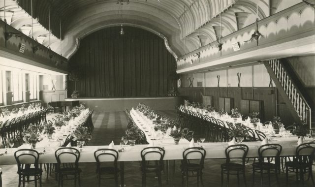 Der prachtvolle Kronensaal im Gasthaus „Zur Krone“, Rorschach