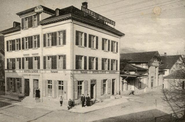 Hotel zur Linde mit früher Autogarage, St. Margrethen