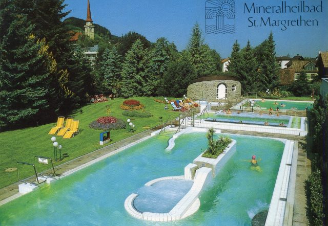 Das Mineralheilbad St. Margrethen mit Thermal-Aussenbecken