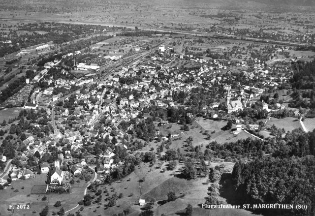 Luftaufnahme von St. Margrethen