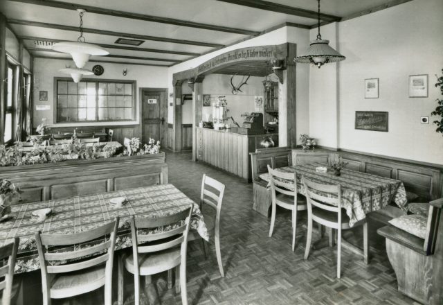 Innenansicht des Restaurants Schäflisberg