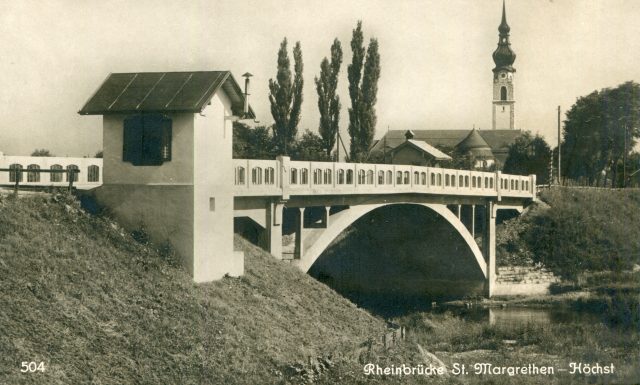 Grenzübergang und Rheinbrücke St. Margrethen