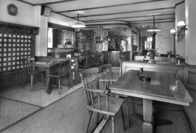 Innenansicht des gemütlichen Café Erica