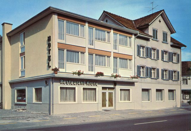 Hotel-Restaurant Krone mit modernem Hotel-Anbau