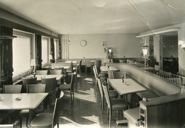 Innenansicht des Cafés der Bäckerei & Conditorei Brassel am Bahnhofplatz