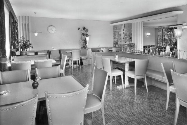 Innenansicht des Cafés der Bäckerei & Conditorei Brassel am Bahnhofplatz