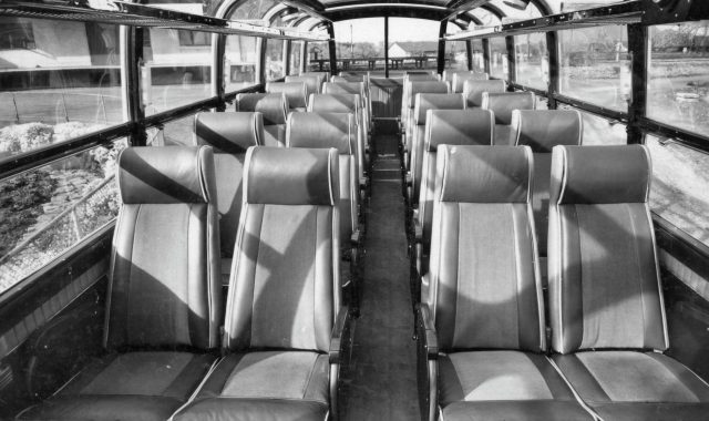 Autoreisen Emil Müller (Innenansicht Reisecar)