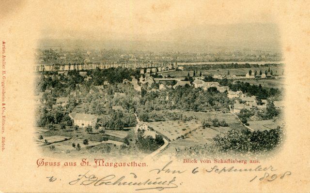 Blick vom Schäflisberg auf St. Margrethen