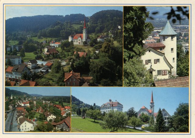Mehrbildpostkarte St. Margrethen