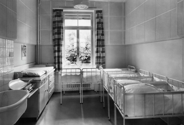 Die Geburtenstation im Krankenhaus Thal