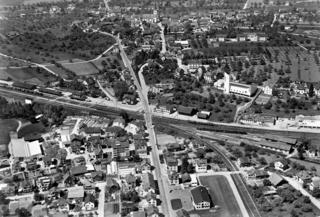 Luftansicht aus dem Jahr 1966